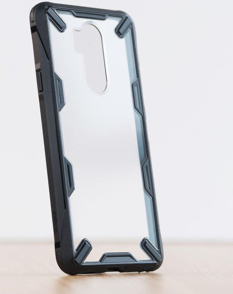 Ringke Fusion X LG G7 ThinQ Hoesje Doorzichtig Black afbeelding 10