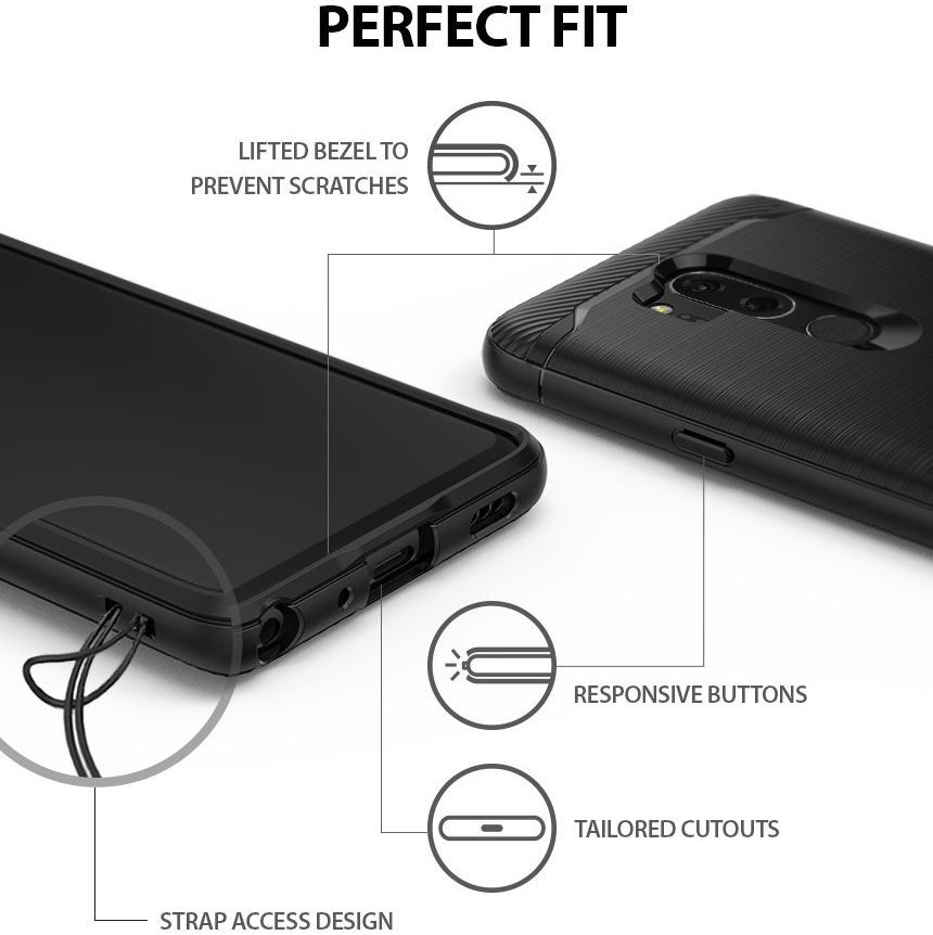 Ringke Onyx LG G7 ThinQ Hoesje Black afbeelding 4