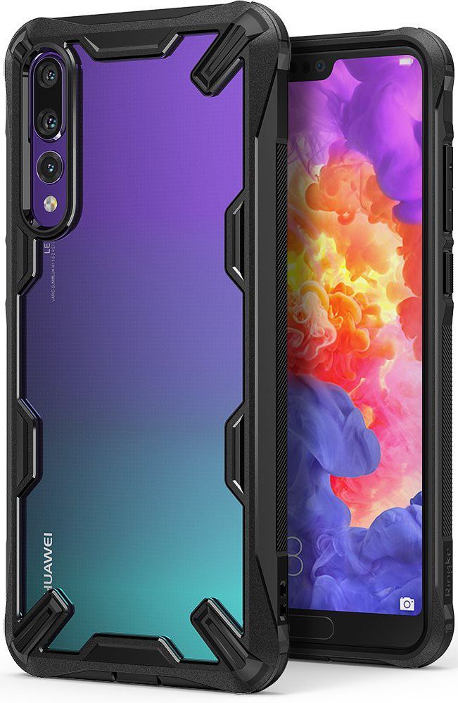 Ringke Fusion X Huawei P20 Pro Hoesje Doorzichtig Black afbeelding 1