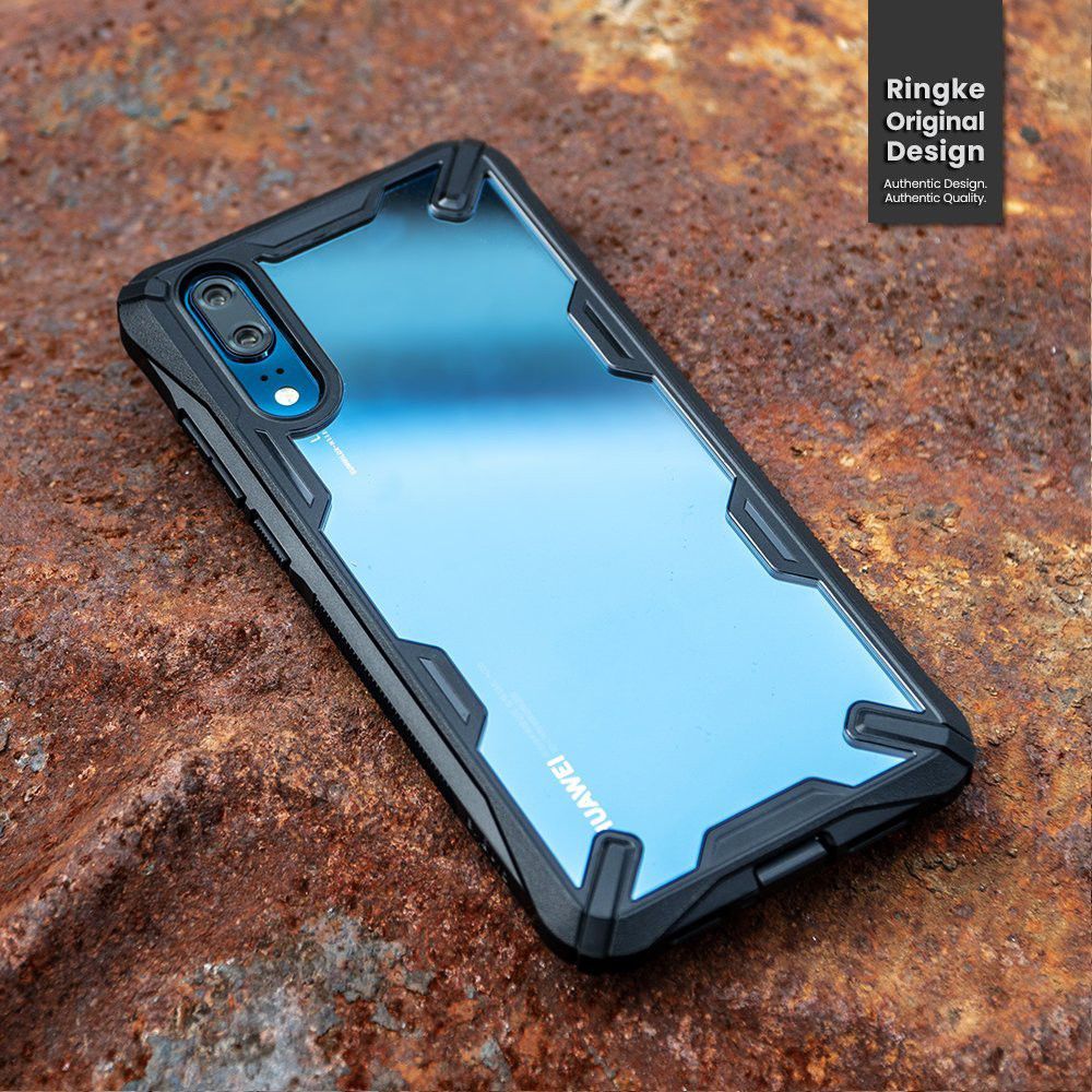 Ringke Fusion X Huawei P20 Hoesje Doorzichtig Black afbeelding 8