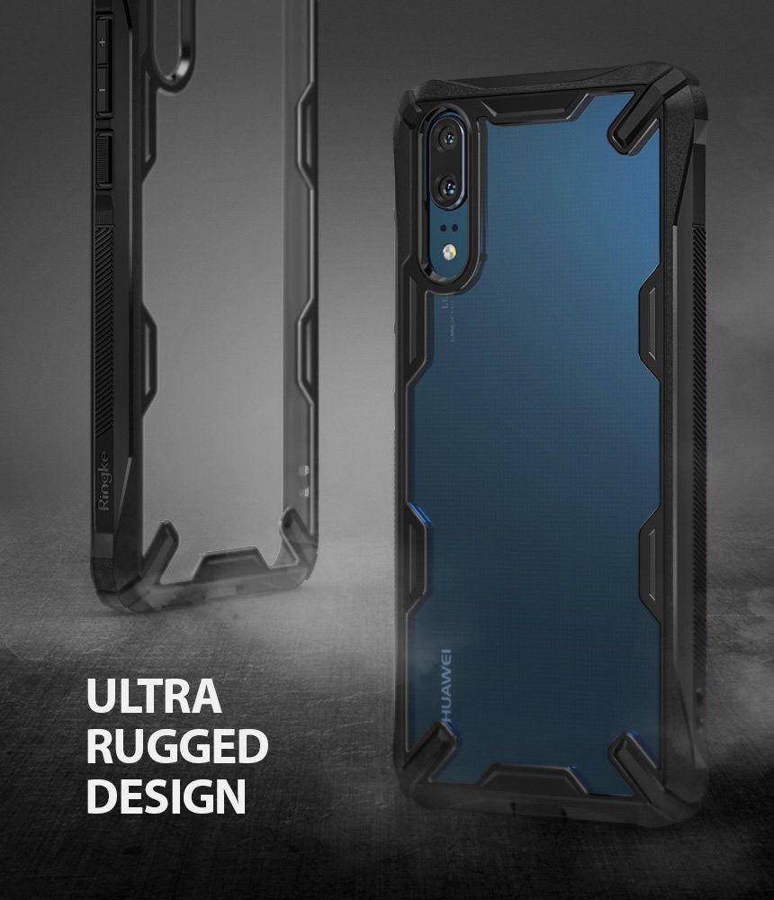 Ringke Fusion X Huawei P20 Hoesje Doorzichtig Black afbeelding 9