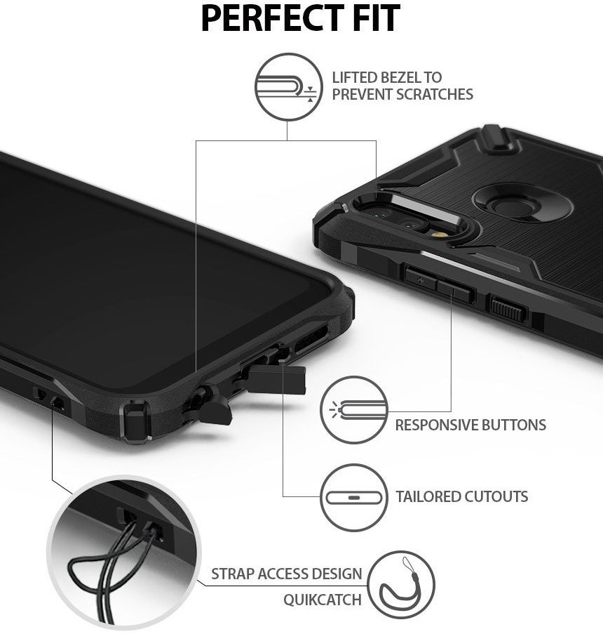 Ringke Onyx X Huawei P20 Lite Hoesje Black afbeelding 3