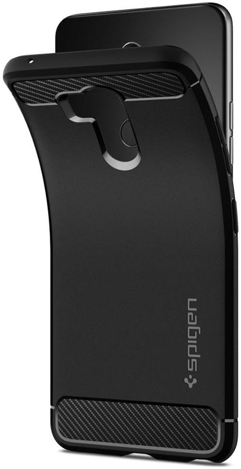 Spigen Rugged Armor LG G7 ThinQ Hoesje Zwart afbeelding 2