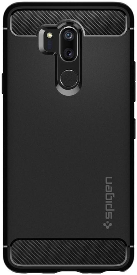 Spigen Rugged Armor LG G7 ThinQ Hoesje Zwart afbeelding 3