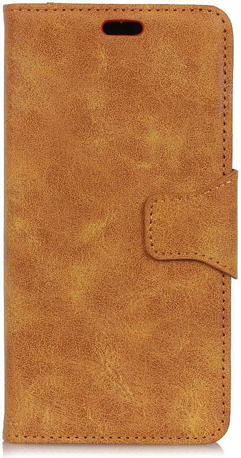 Samsung Galaxy A6 Plus Vintage Portemonnee Hoesje Bruin afbeelding 1
