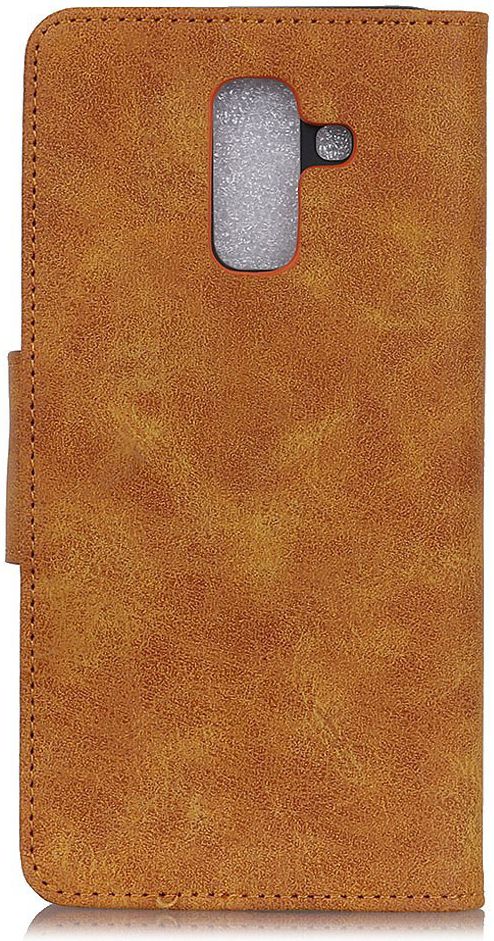 Samsung Galaxy A6 Plus Vintage Portemonnee Hoesje Bruin afbeelding 11