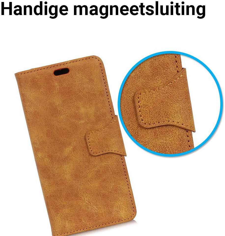 Samsung Galaxy A6 Vintage Portemonnee Hoesje Bruin afbeelding 5