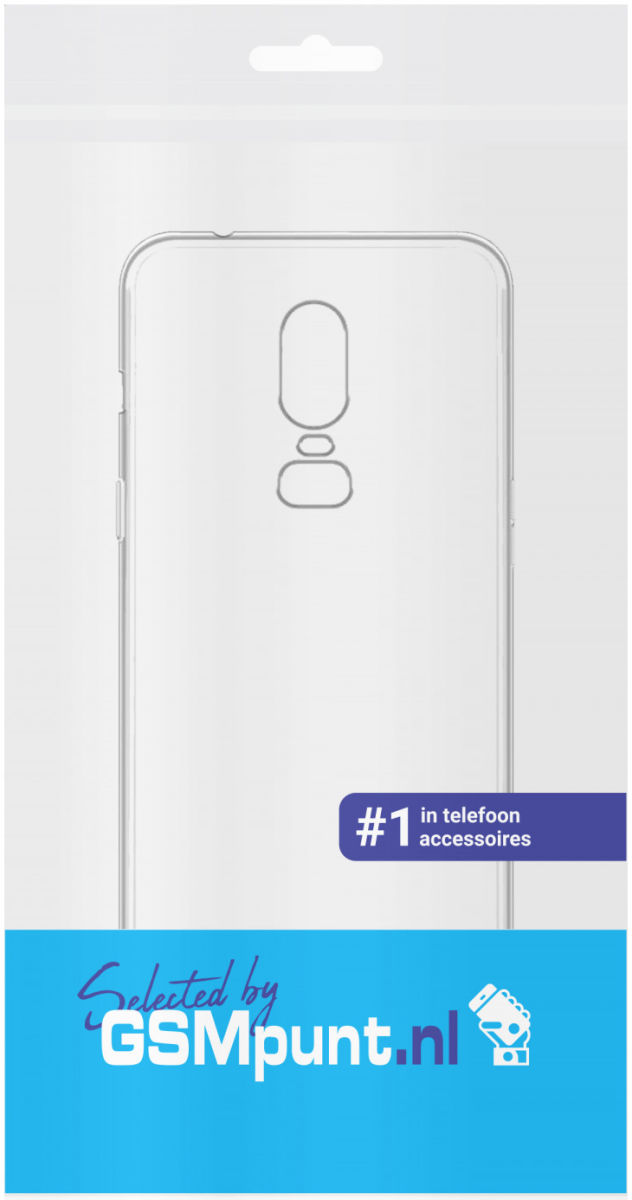 OnePlus 6 Hoesje Dun TPU Transparant afbeelding 3