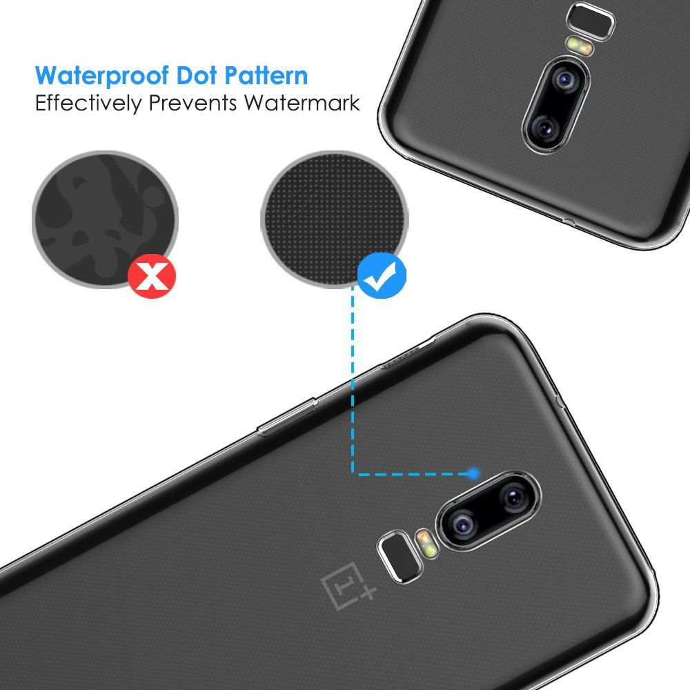 OnePlus 6 Hoesje Dun TPU Transparant afbeelding 5