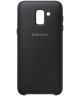 Originele Samsung Galaxy J6 (2018) Dual Layer Cover Zwart