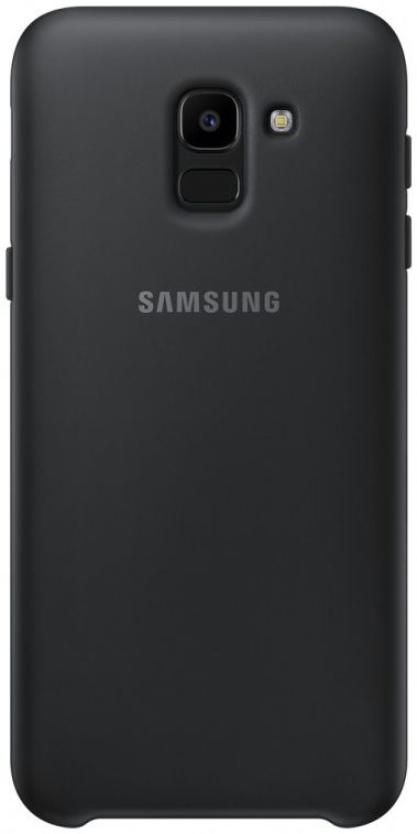 Originele Samsung Galaxy J6 (2018) Dual Layer Cover Zwart afbeelding 1