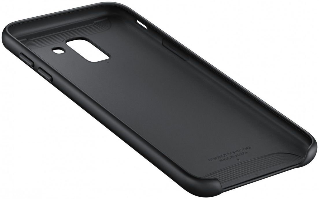Originele Samsung Galaxy J6 (2018) Dual Layer Cover Zwart afbeelding 13