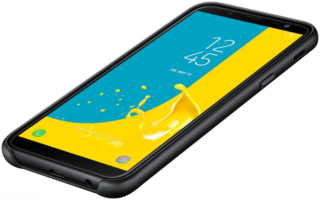 Originele Samsung Galaxy J6 (2018) Dual Layer Cover Zwart afbeelding 5