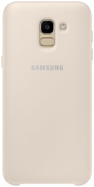 Originele Samsung Galaxy J6 (2018) Dual Layer Cover Goud afbeelding 1