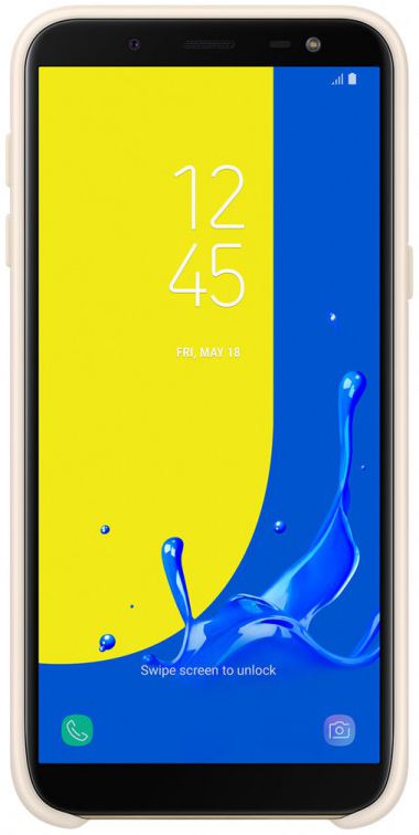 Originele Samsung Galaxy J6 (2018) Dual Layer Cover Goud afbeelding 3