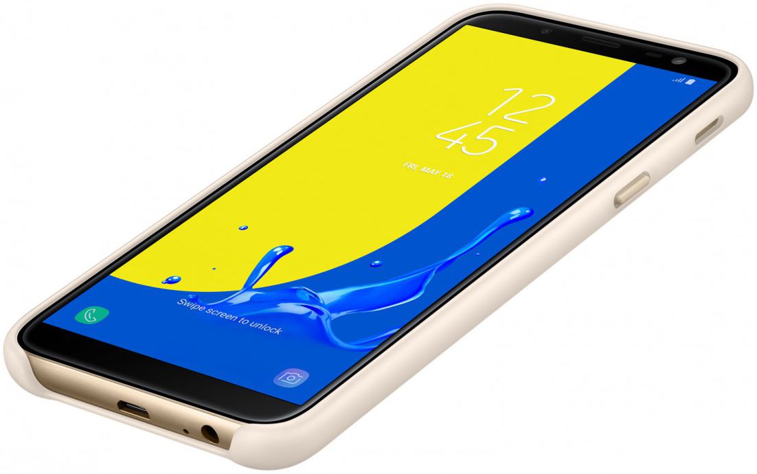 Originele Samsung Galaxy J6 (2018) Dual Layer Cover Goud afbeelding 5