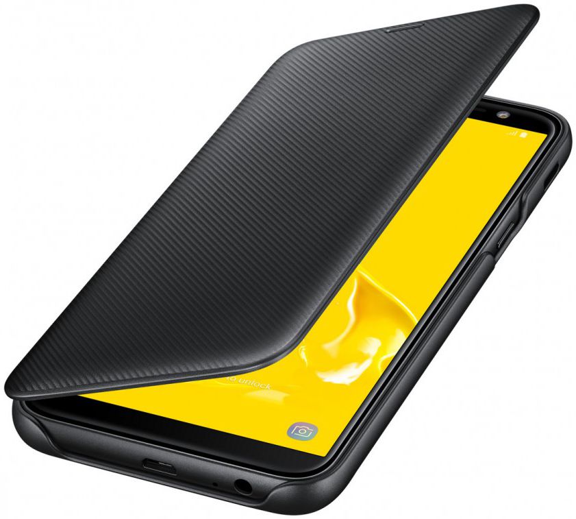 Samsung Galaxy J6 (2018) Wallet Cover Zwart afbeelding 3