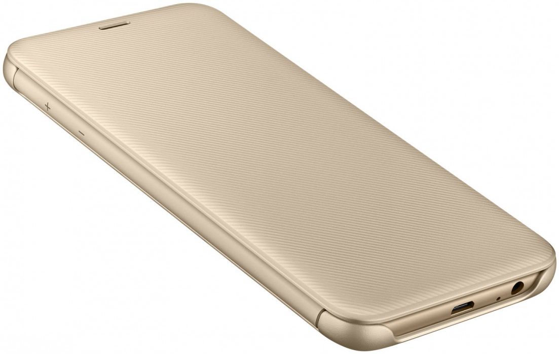 Samsung Galaxy J6 (2018) Wallet Cover Goud afbeelding 5