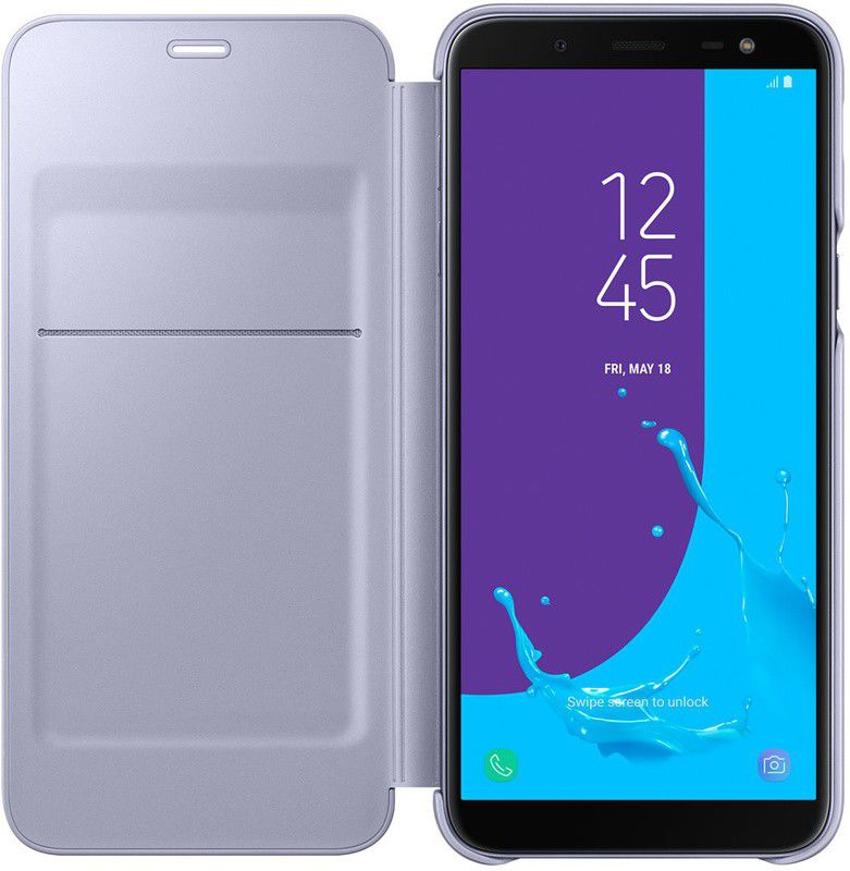 Samsung Galaxy J6 (2018) Wallet Cover Violet afbeelding 1