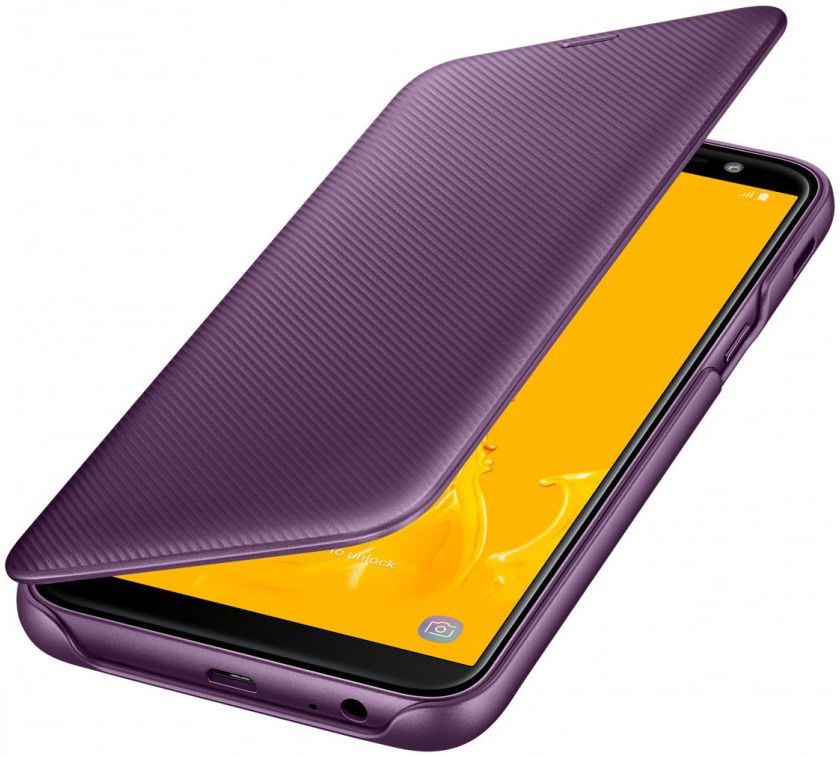 Samsung Galaxy J6 (2018) Wallet Cover Paars afbeelding 3