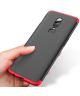 OnePlus 6 Matte Back Cover Zwart Rood