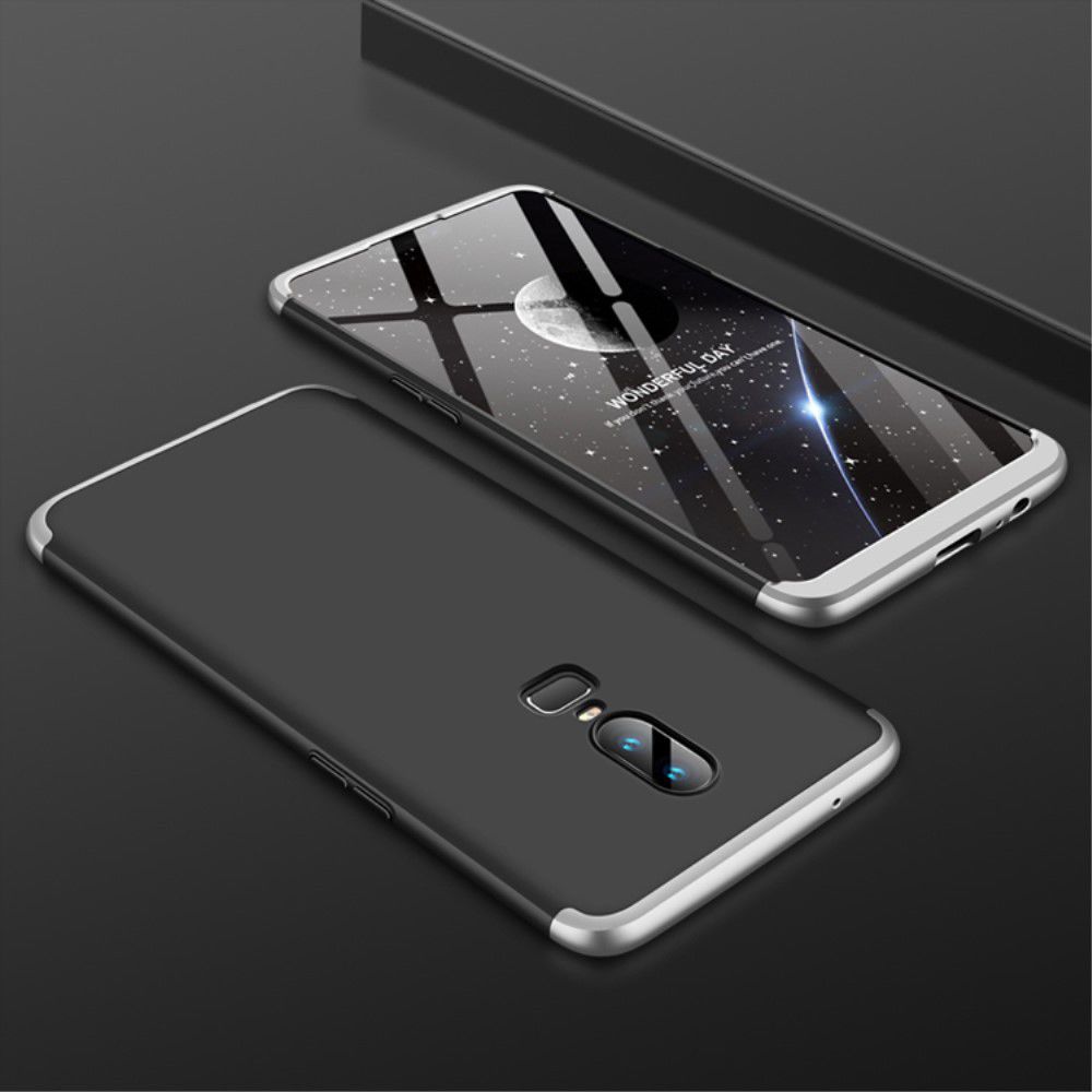 OnePlus 6 Matte Back Cover Zwart afbeelding 2