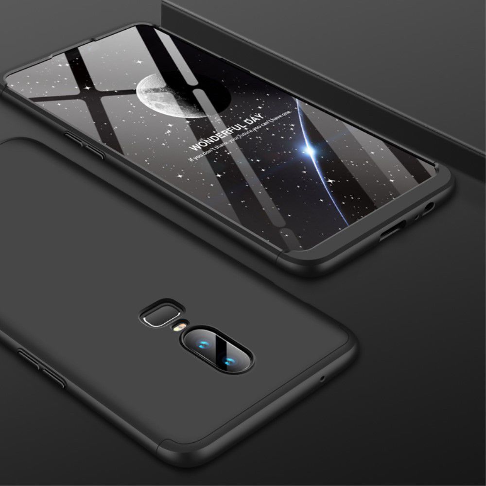 OnePlus 6 Matte Back Cover Zwart afbeelding 3