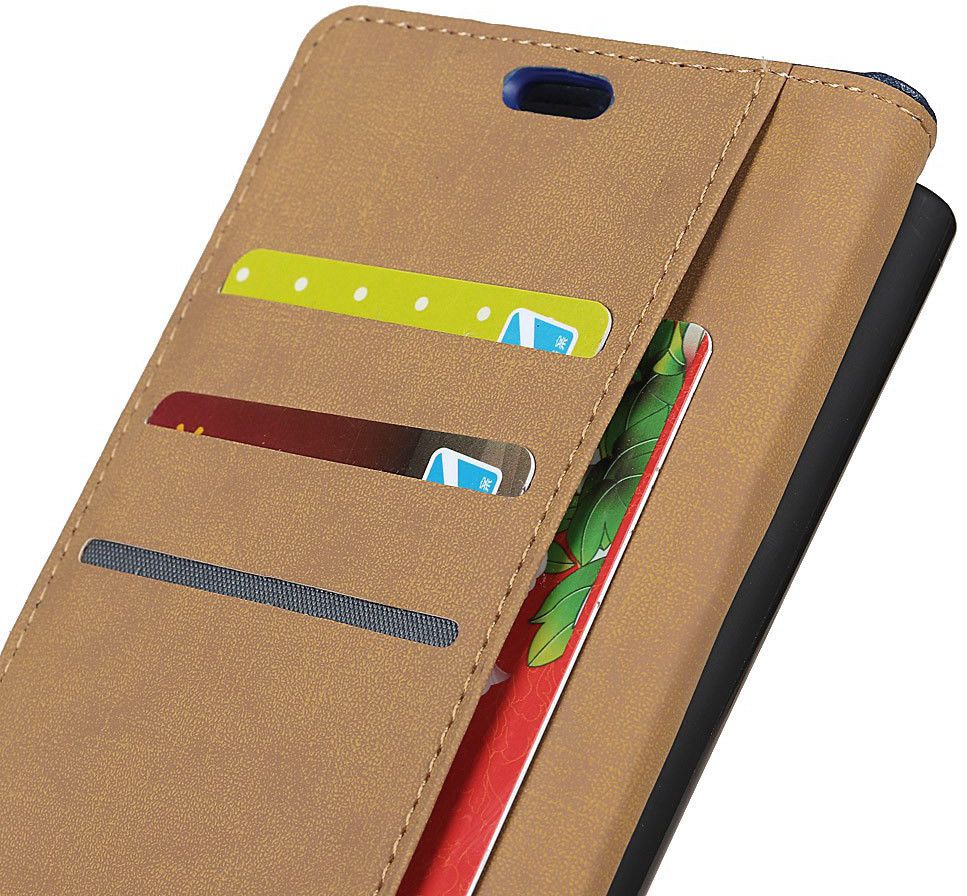 Honor 10 Lederen Wallet Hoesje Zwart afbeelding 7