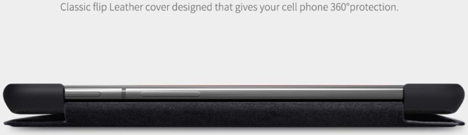 Nillkin Qin Series Flip Hoesje OnePlus 6 Zwart afbeelding 10