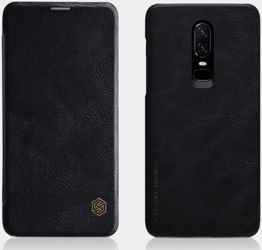 Nillkin Qin Series Flip Hoesje OnePlus 6 Zwart afbeelding 11