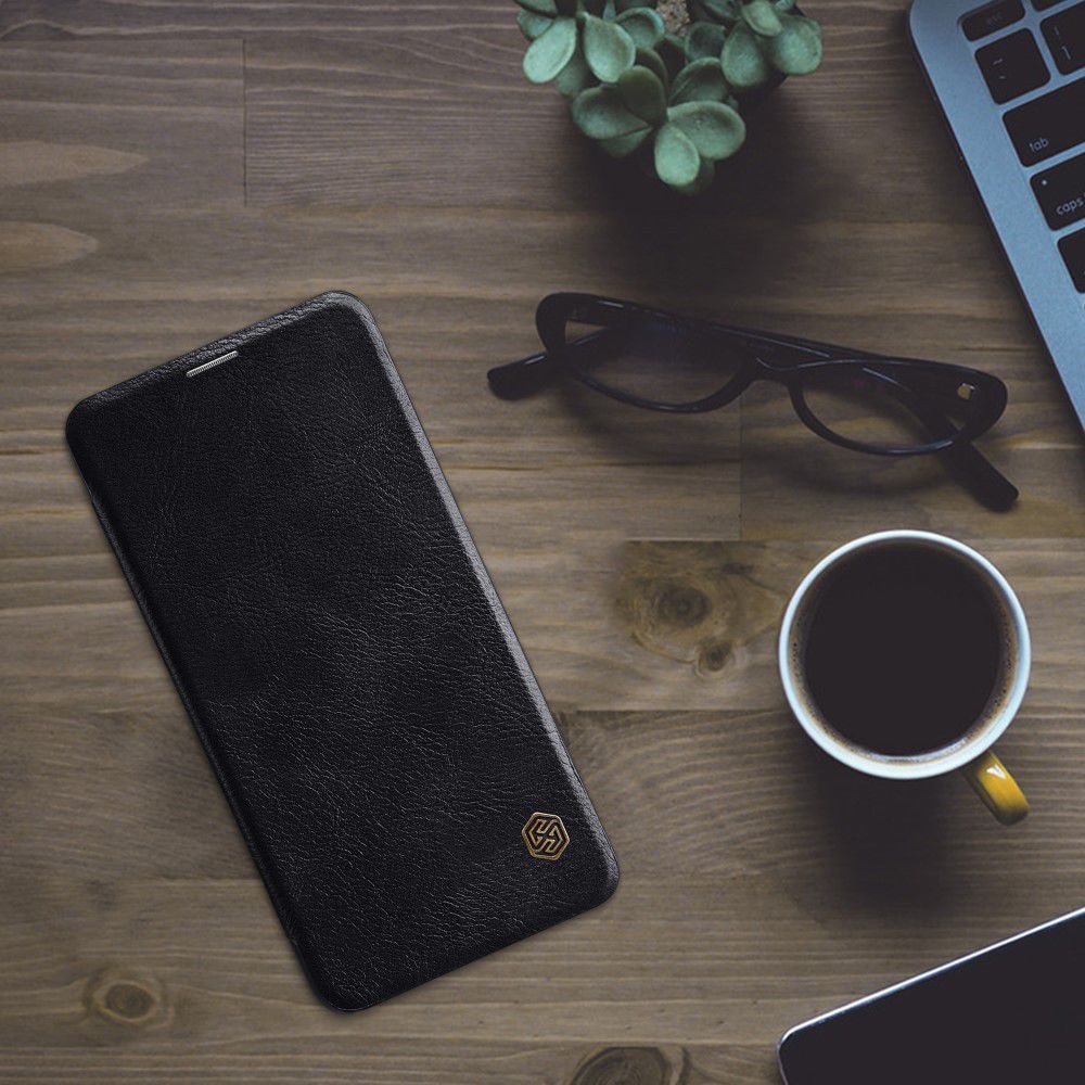 Nillkin Qin Series Flip Hoesje OnePlus 6 Zwart afbeelding 7