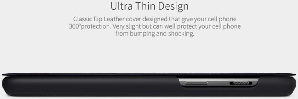 Nillkin Qin Series Flip Hoesje OnePlus 6 Zwart afbeelding 8