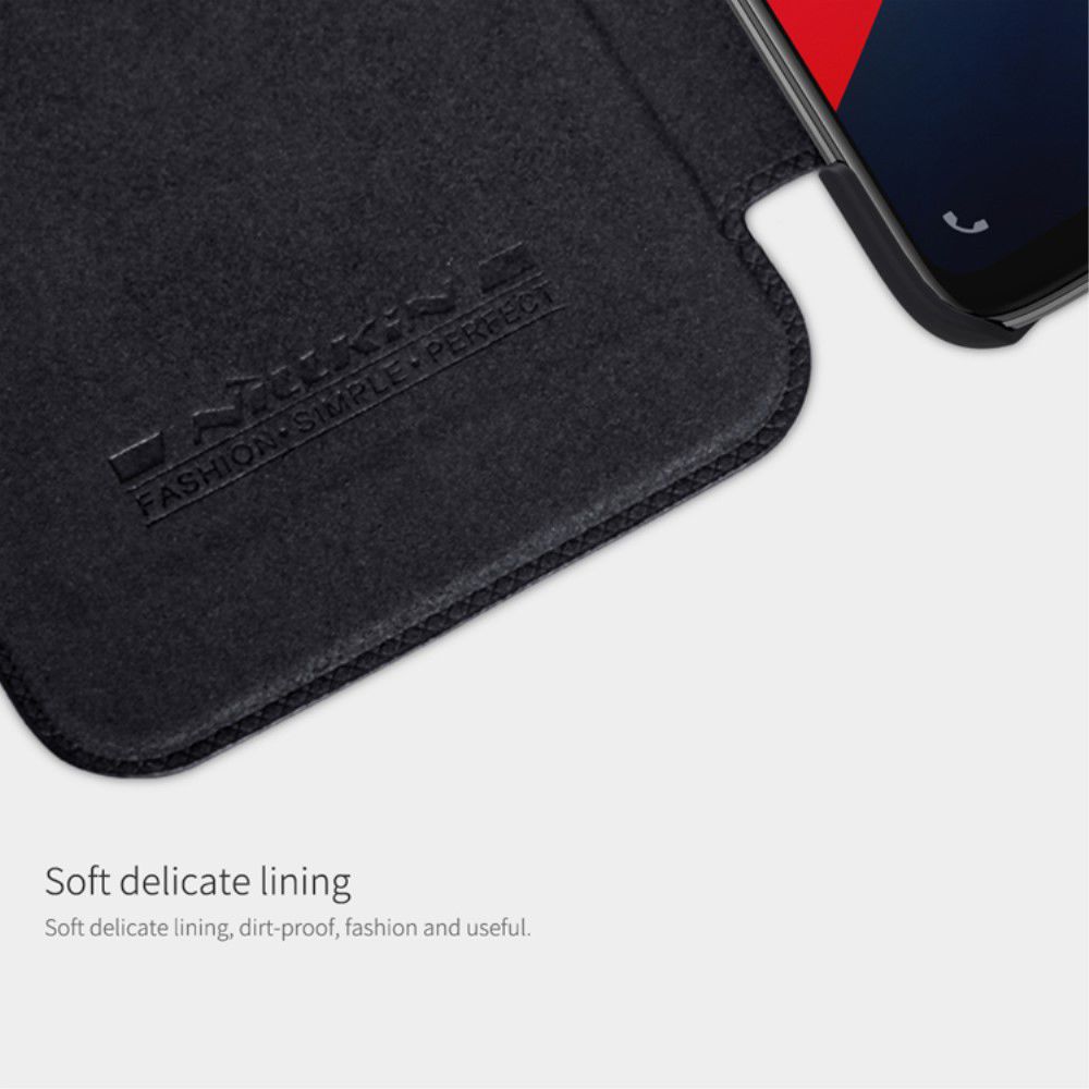 Nillkin Qin Series Flip Hoesje OnePlus 6 Zwart afbeelding 9