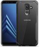 Samsung Galaxy A6 Plus Hybride Transparant Hoesje Zwart
