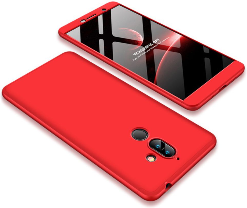 Nokia 7 Plus Matte Back Cover Rood afbeelding 1