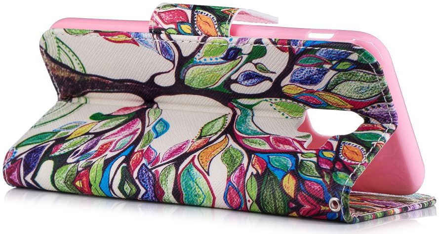 Samsung Galaxy A6 Portemonnee Hoesje met Boom Print afbeelding 7