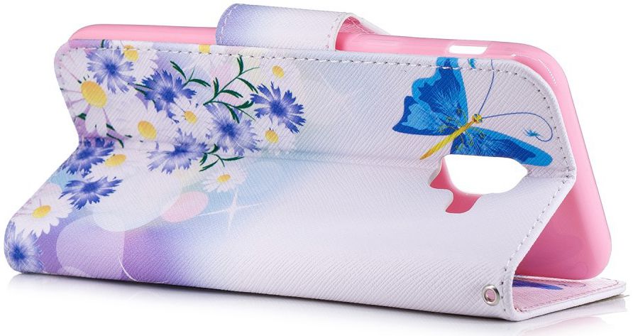 Samsung Galaxy A6 Portemonnee Hoesje met Vlinder Print afbeelding 7