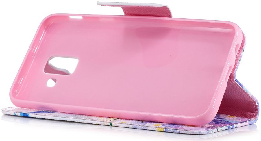 Samsung Galaxy A6 Portemonnee Hoesje met Vlinder Print afbeelding 9