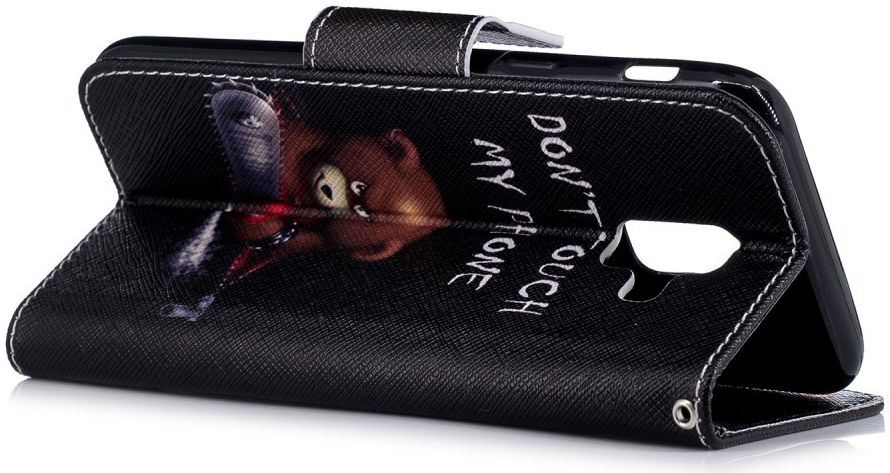 Samsung Galaxy A6 Portemonnee Hoesje met Teddy Print afbeelding 8