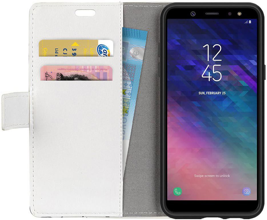 Samsung Galaxy A6 Portemonnee Hoesje met Uil Print afbeelding 2