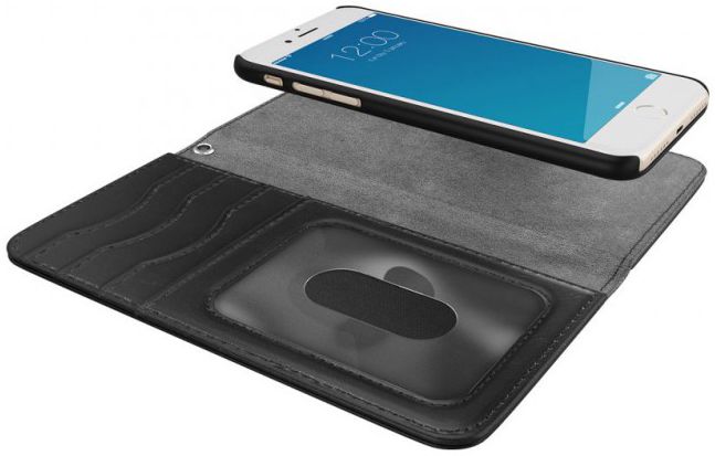iDeal of Sweden iPhone 8 / 7 / 6(s) Magnet Wallet+ Hoesje Zwart afbeelding 2
