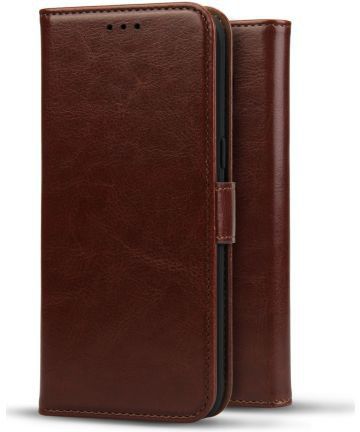 Rosso Element Sony Xperia XZ2 Premium Hoesje Book Cover Bruin afbeelding 2