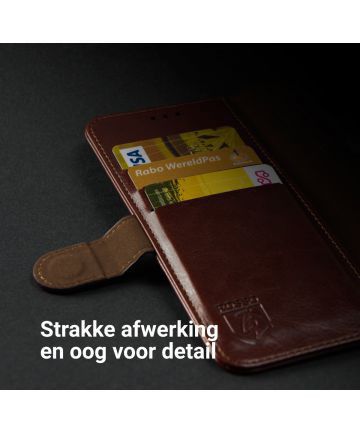 Rosso Element Sony Xperia XZ2 Premium Hoesje Book Cover Bruin afbeelding 10
