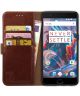 Rosso Element OnePlus 3T / 3 Hoesje Book Cover Bruin