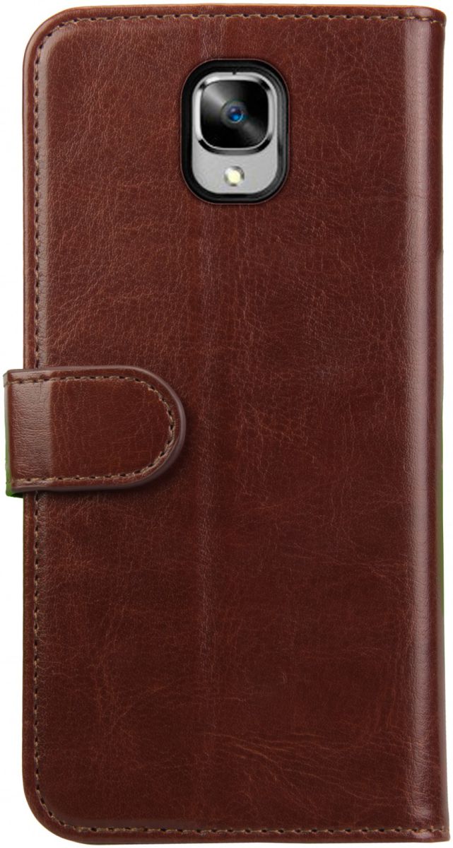 Rosso Element OnePlus 3T / 3 Hoesje Book Cover Bruin afbeelding 4