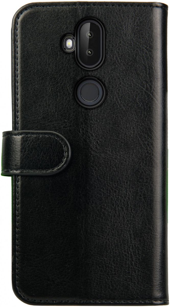 Rosso Element Asus ZenFone 5 Lite Hoesje Book Cover Zwart afbeelding 8