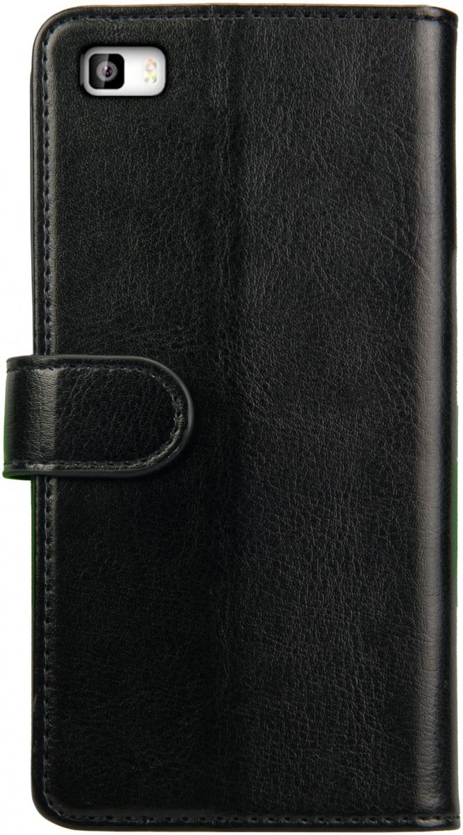 Rosso Element Huawei P8 Lite Hoesje Book Cover Zwart afbeelding 2