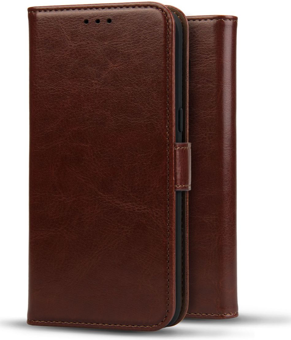 Rosso Element Samsung Galaxy S6 Edge Hoesje Book Cover Bruin afbeelding 2