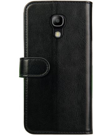 iets Bot uitvegen Rosso Element Samsung Galaxy S4 Mini Hoesje Book Cover Zwart | GSMpunt.nl