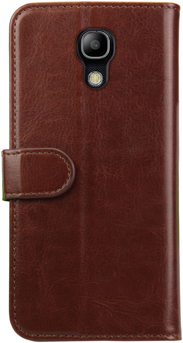 Rosso Element Samsung Galaxy S4 Mini Hoesje Book Cover Bruin afbeelding 4
